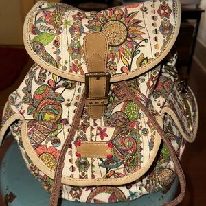 Sakroots Owl🦉 and Sunflower 🌻 Backpack